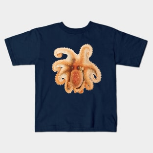 Vintage Octopus Salutii by Giacomo Merculiano Kids T-Shirt